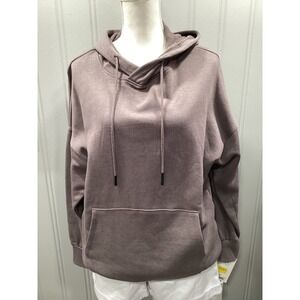 SA Collective Women's Shark Gray Pullover Hoodie Sweatshirt M Style 1V173S